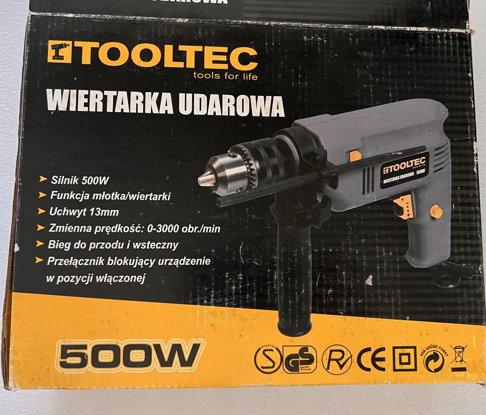 Wiertarka udarowa Tooltec 500W