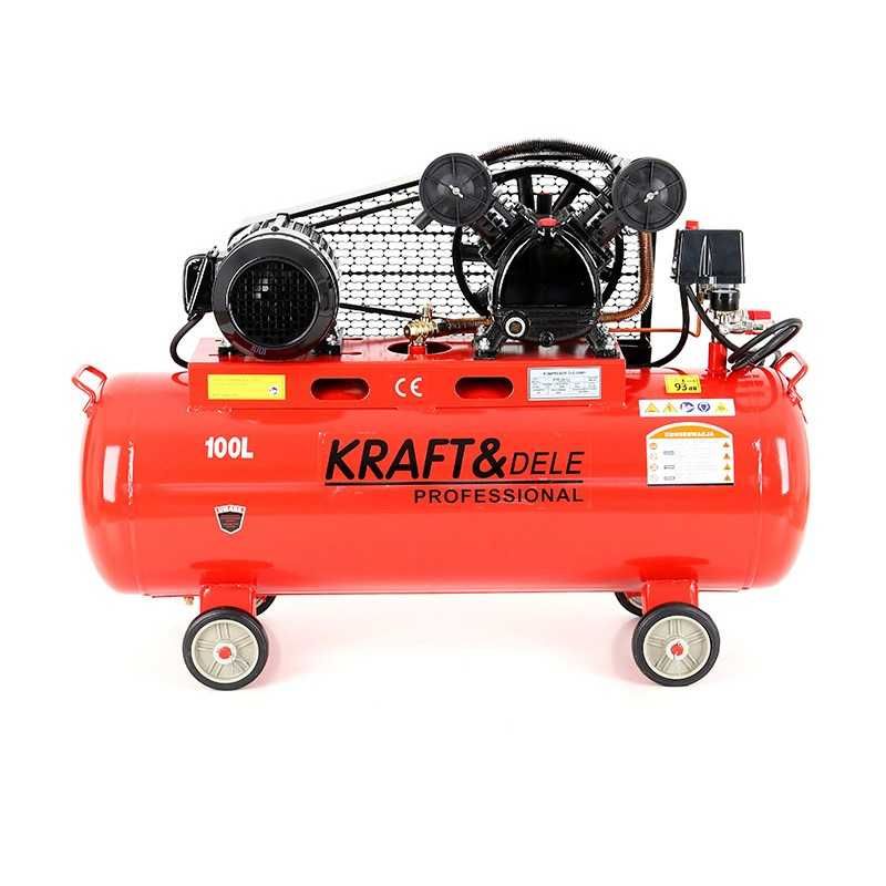 Kompresor olejowy sprężarka 100L 2tłoki 4,6KM 580l/min 400V KD404 NOWY