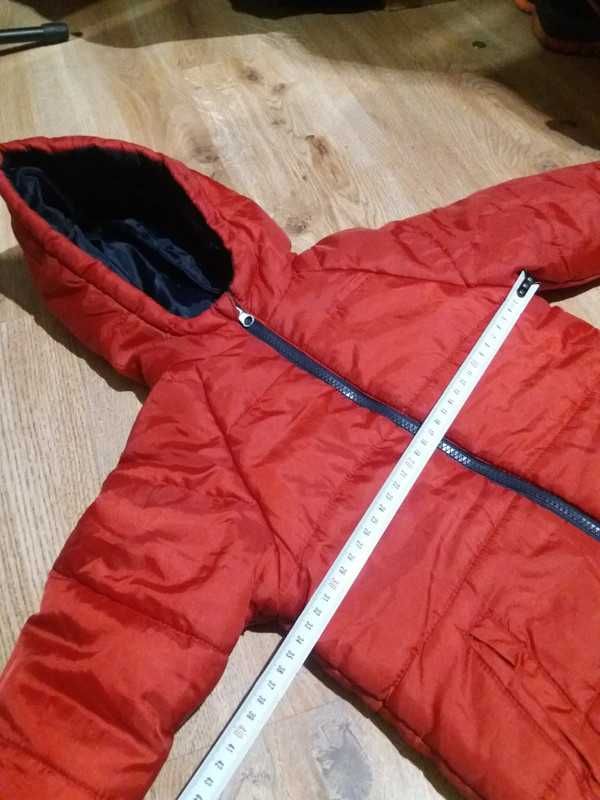 Kurteczka czerwona Płaszczyk unisex 104cm(304)