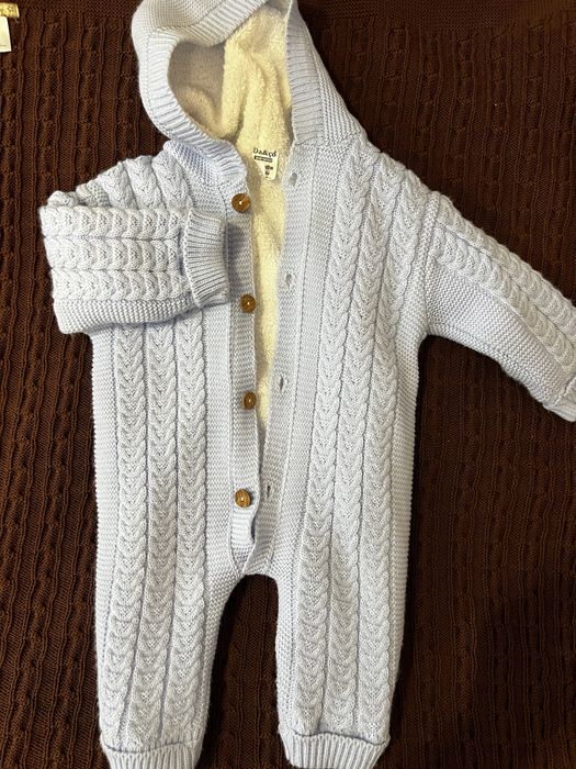 Чоловічок вʼязаний на флісі 68-70р