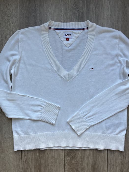 Котоновий тонкий светрик Tommy Hilfiger Jeans