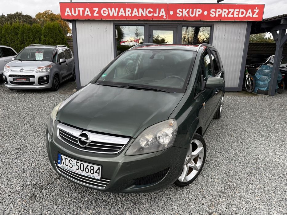 Opel Zafira 7 osobowy, Navigacja, Alufelgi, HAK, Klimatyzacja