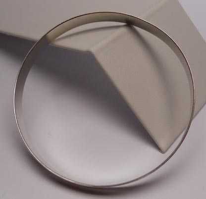 Srebrna bransoletka diamentowane koło 20,5 cm. 6,58 mm.