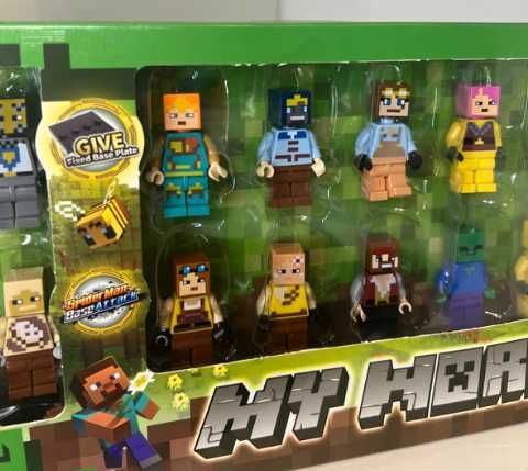 Zestaw figurek Minecraft 20 szt ludziki klocki MyWorld World my
