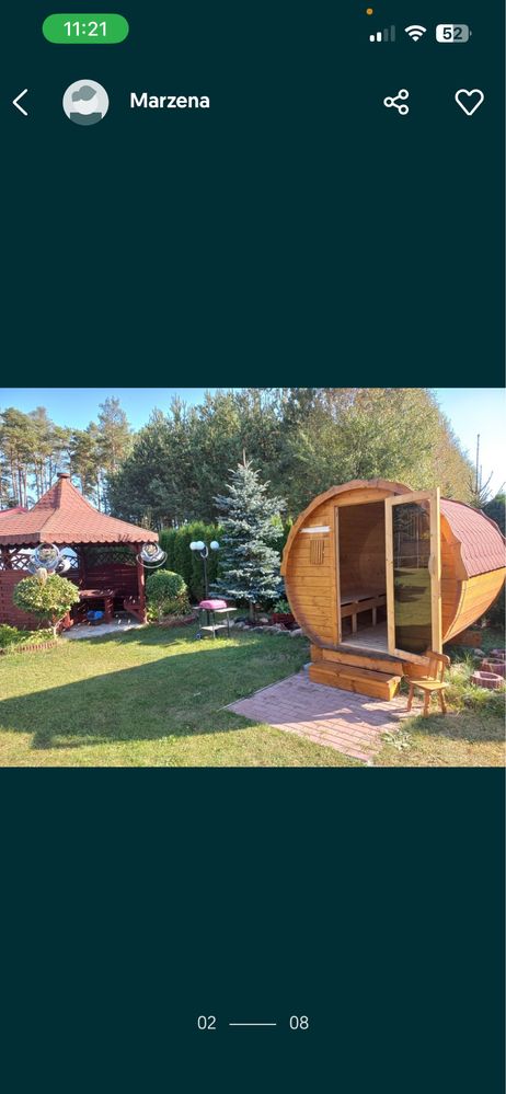 Domek z jacuzzi, sauna, basenem na wsi na wakacje i weekend