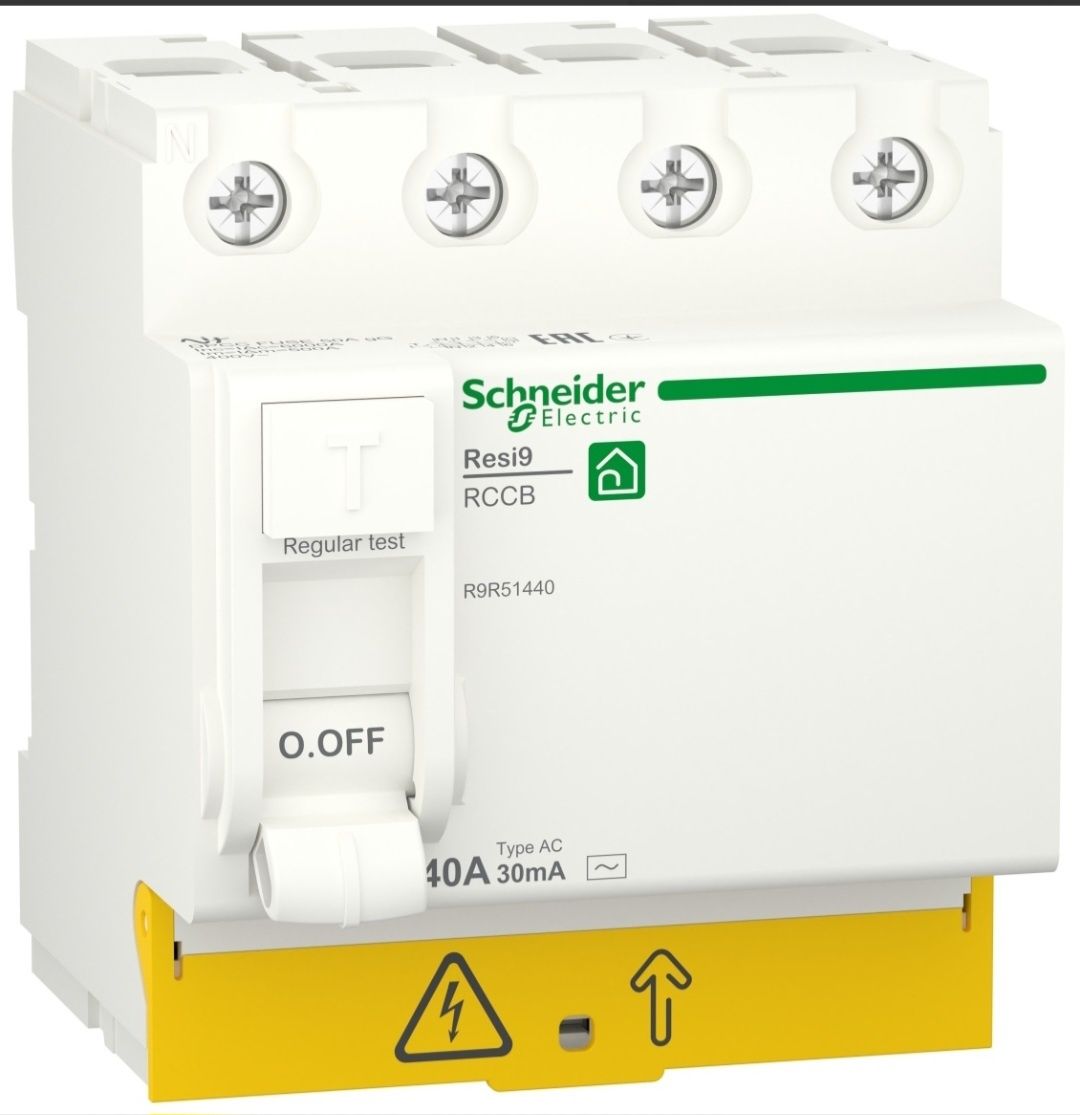 Устройство защитного отключения 4P 40A 30mA АС Schneider