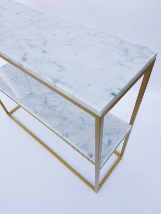 Konsola marmurowa złoty regał szafka marmur (zobacz inne ogł.)