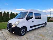 Opel Movano Max 7 Osób 170KM Krajowy Brygadówka Klima Master F-Vat 23%