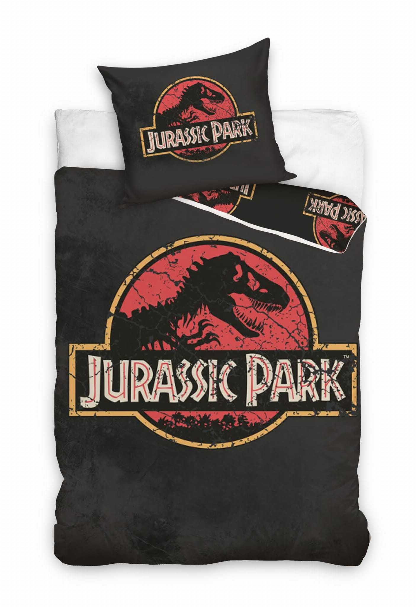 Постельное белье с динозаврами Jurassic Park полуторный -  2 Вида