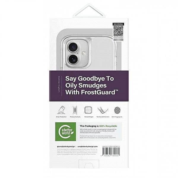 Etui UNIQ LifePro Xtreme Magclick Charging na iPhone 16 - przezroczyst