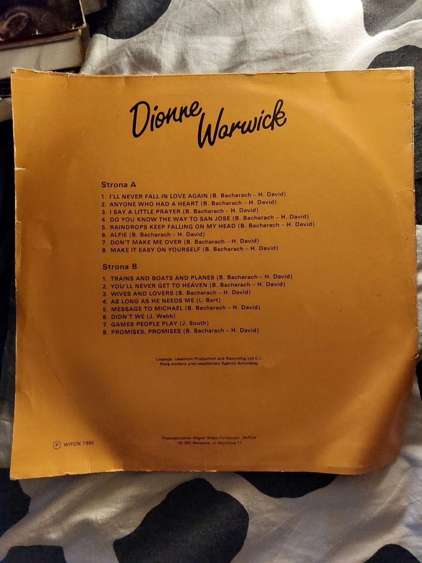 Dionne Warwick zlote przeboje winyl