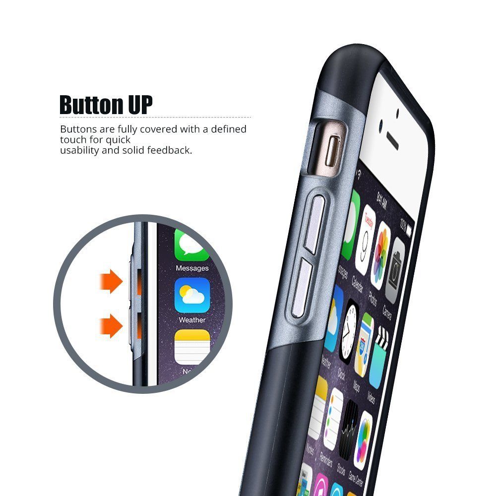 Mpow  Cover Case Etui - Iphone 6/6S + Szkło Hartowane
