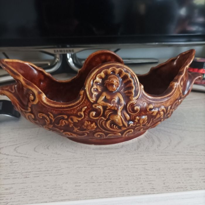 Ceramiczny Stary półmisek