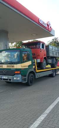 Transport traktorów ursus zetor mf ładowarka pomoc drogowa do 6,5t.