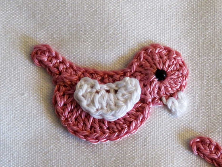 Bolsa multiuso pássaros feitos à mão