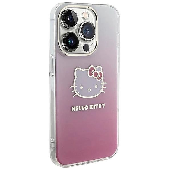 Etui Hello Kitty IML Gradient Electrop Kitty Head na iPhone 15 Pro - r