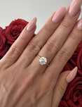 Pierścionek z diamentem 1,5 ct VS1 D, z certyfikatem IGI, z brylantem