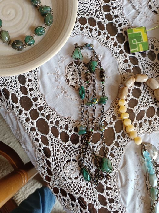 Escrava Filigrana Prata de Lei 925 Ajustável meia está com colares do