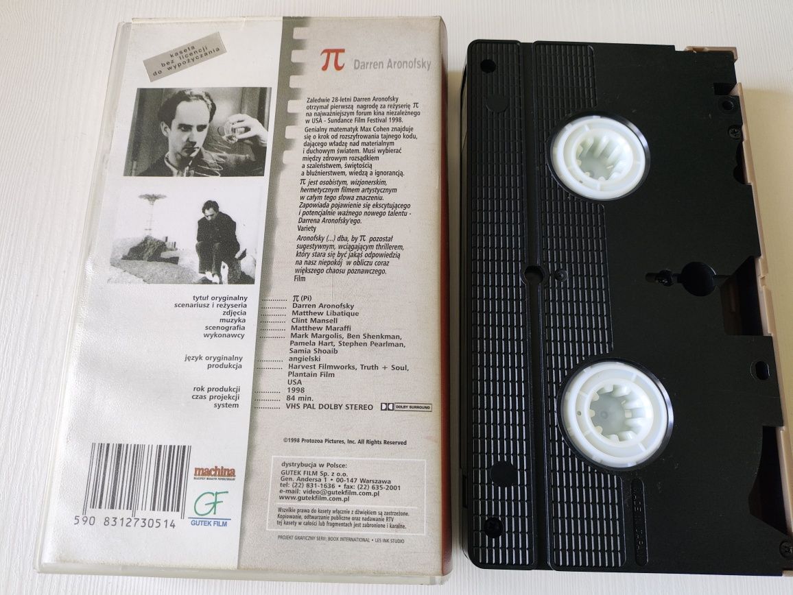 Pi - kaseta VHS - Aronofsky