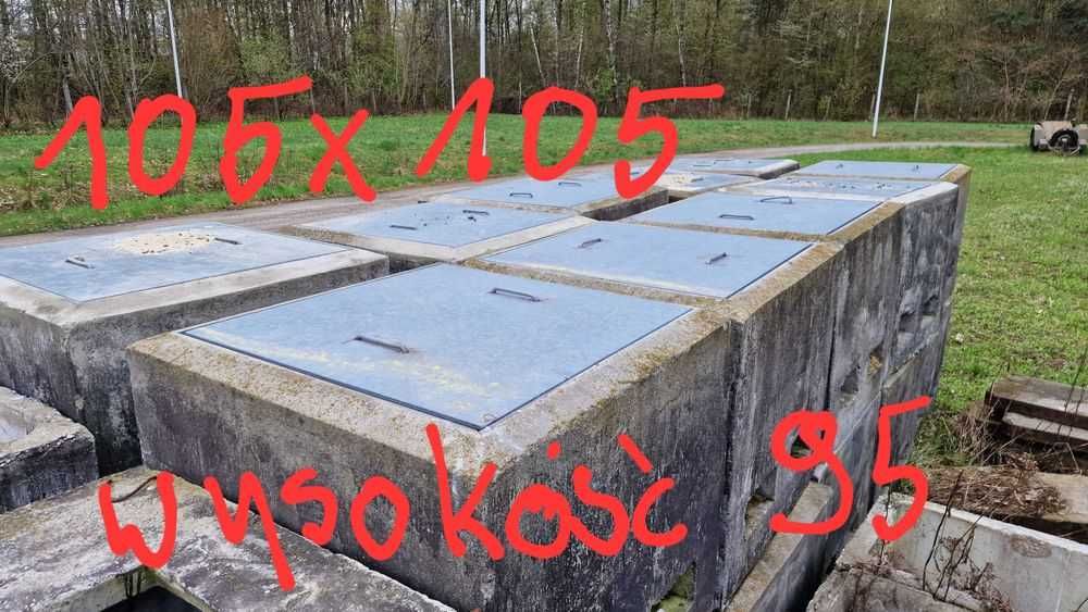 Studzienki betonowe 31 sztuk.