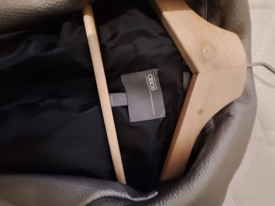 Casaco biker prateado Asos