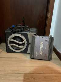 Subwoofer + amplificador carro