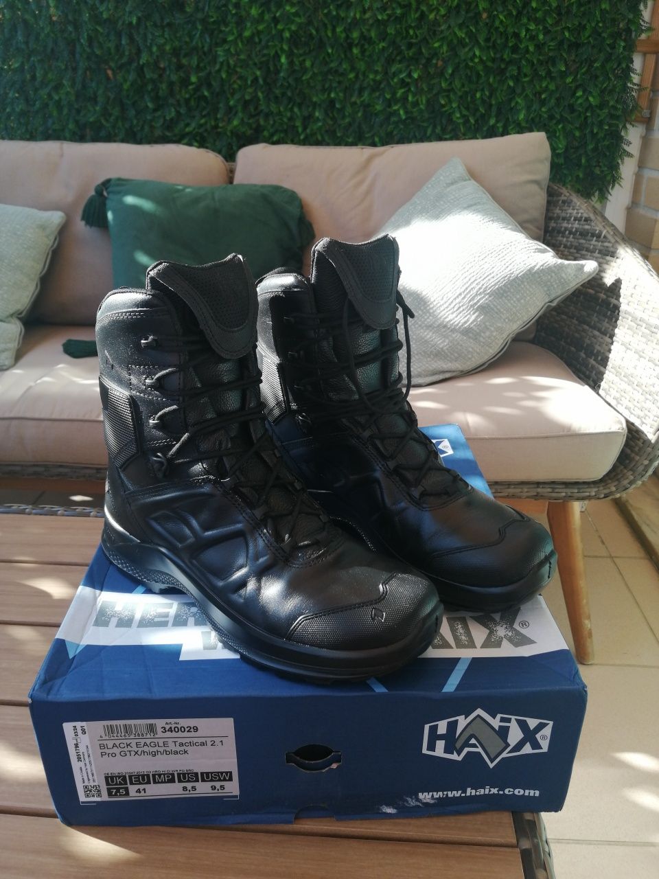 Botas Haix Black Eagle Tactical 2.1 GTX Pro high