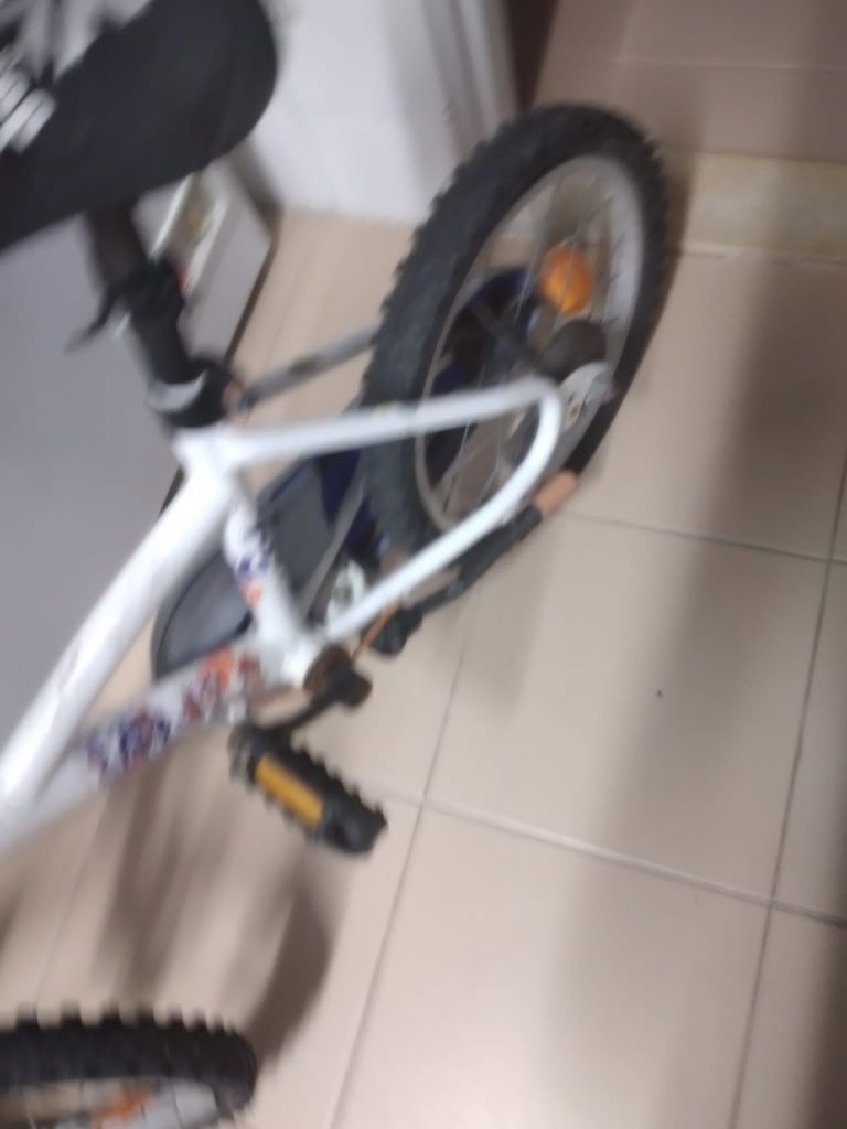 Bicicleta roda 10 pneu da frente com corte