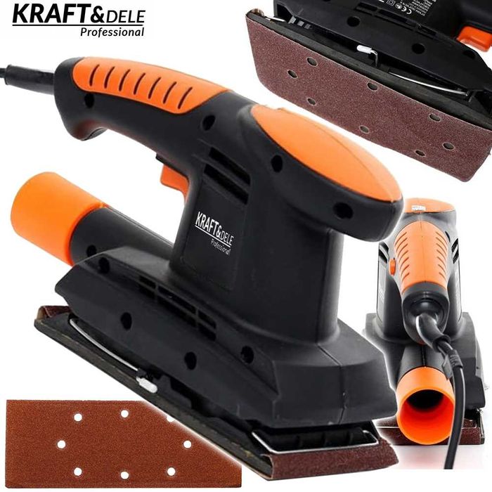 KRAFT&DELE Szlifierka Oscylacyjna Elektryczna 450w Gipsu Drewna KD1676