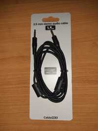 Kabel Aux - stereo audio mini jack 3,5mm 1,5m.