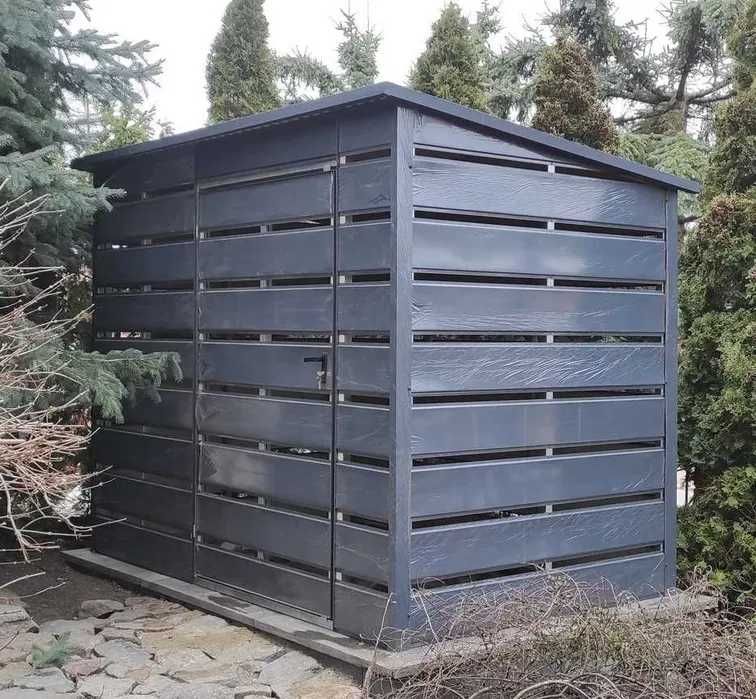 GRAFIT/Wiata śmietnikowa – Altana na śmieci/Garaż Blaszany – Maj-Blach