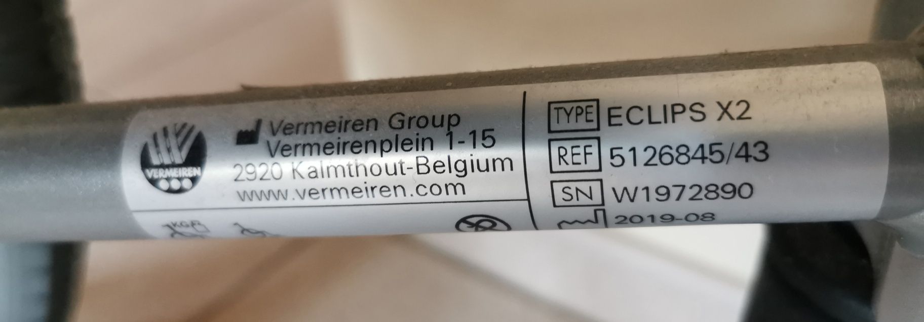 Lekki aluminiowy Wózek Inwalidzki Vermeiren Eclips X2