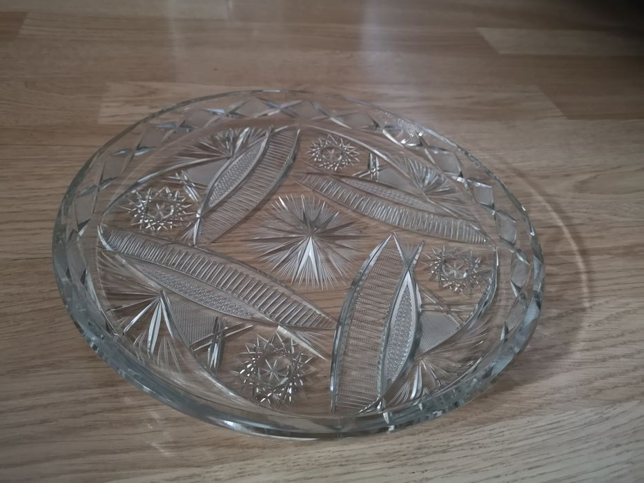 kryształy PRL, szkło dekoracyjne