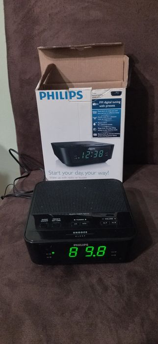 Radio Philips zegar