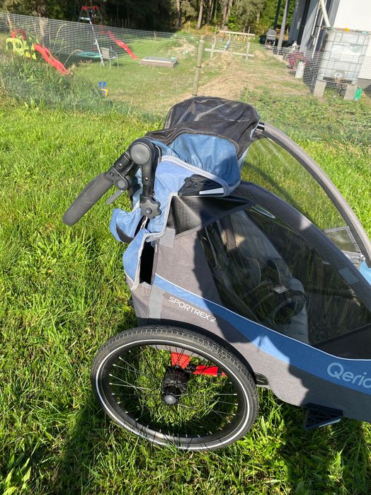 Przyczepka rowerowa Queridoo Sportex 2 dwuosobowa (riksza)
