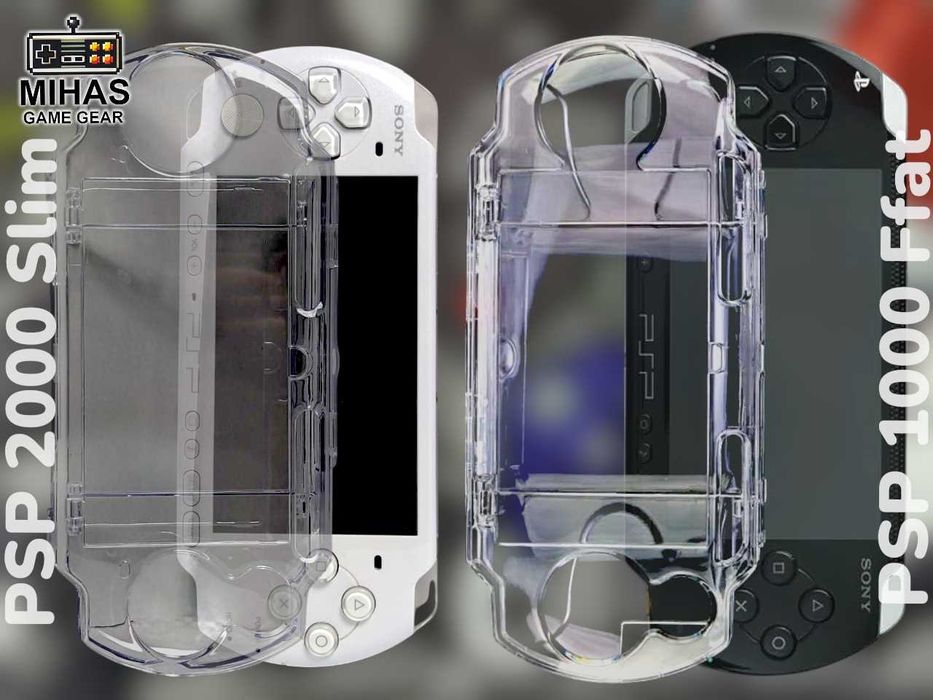 Прозорий захисний чохол для PlayStation Portable PSP 1000, 2000, 3000