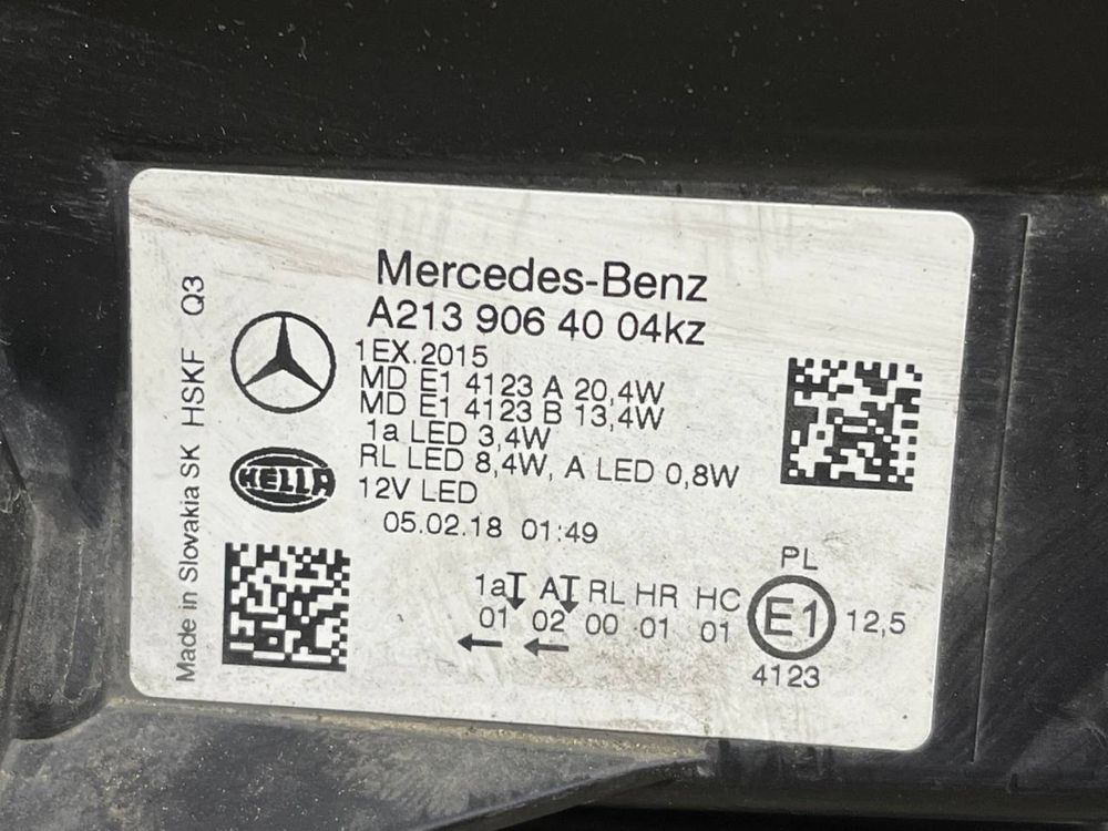 Фара передняя правая Mercedes E W213 / A2139064004KZ