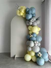 Balonowa girlanda / balony / dekoracja / chrzest  / roczek / urodziny