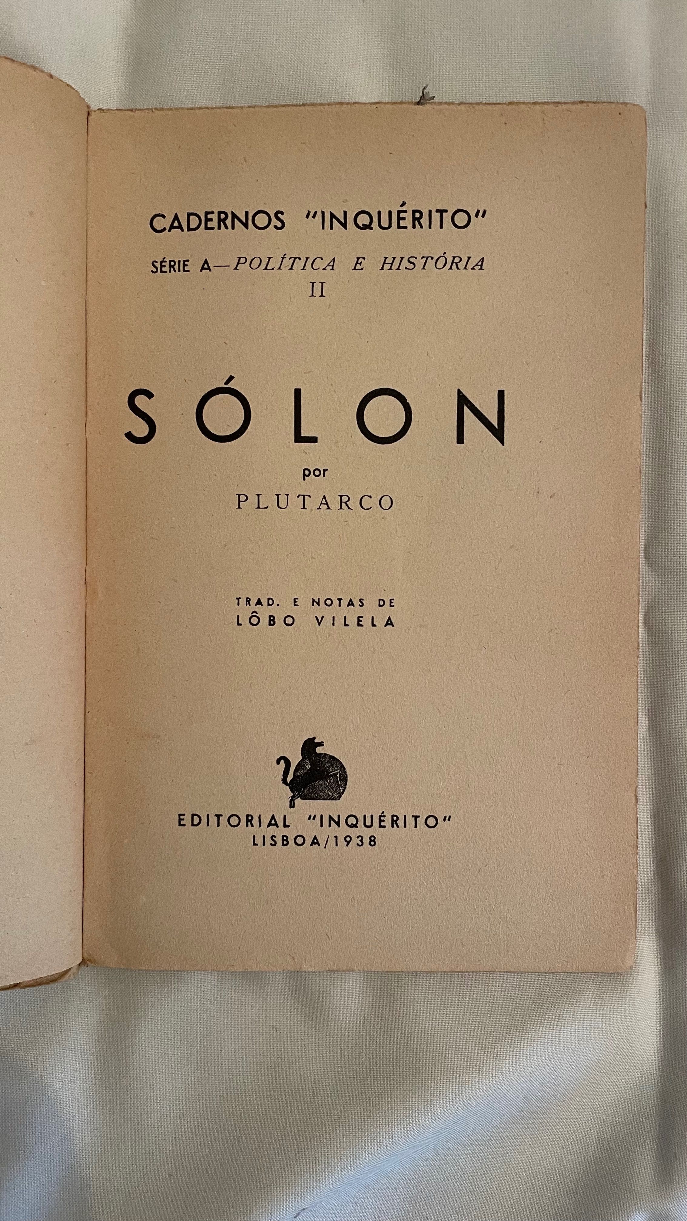 Livro Sólon "Inquérito"