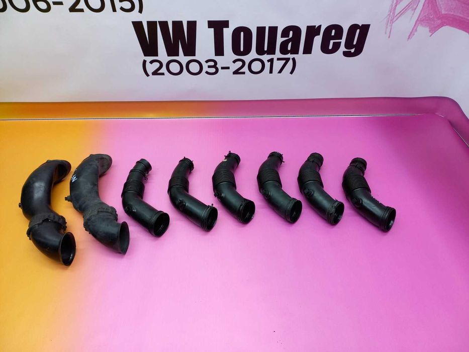 Патрубок Труба возд фильтра 7P6129609A Volkswagen Touareg NF Таурек НФ