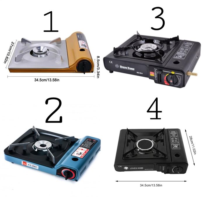 Портативная газовая плита-обогреватель Happy Home-BDZ-155