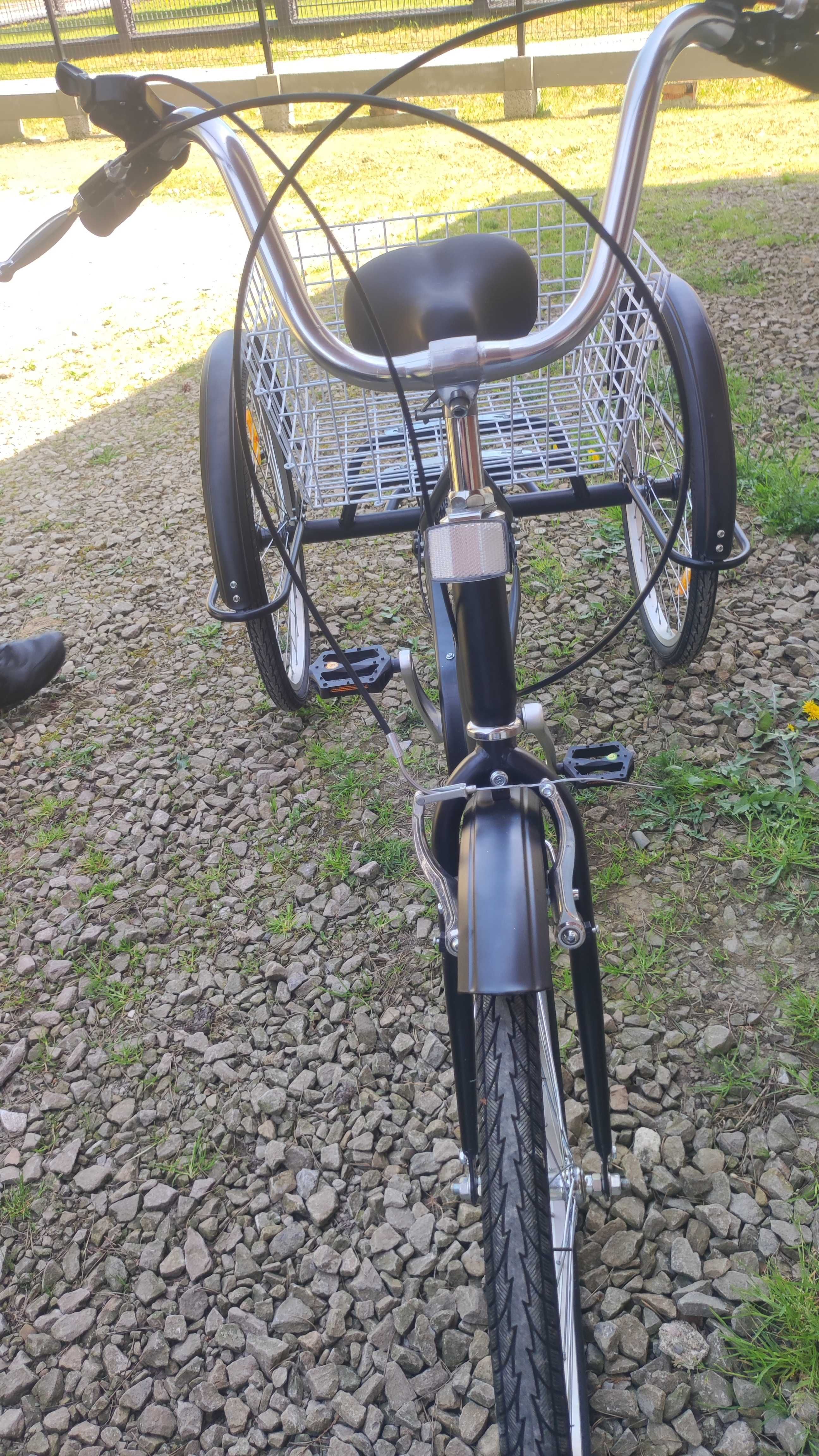 Rower trzykołowy inwalidzki