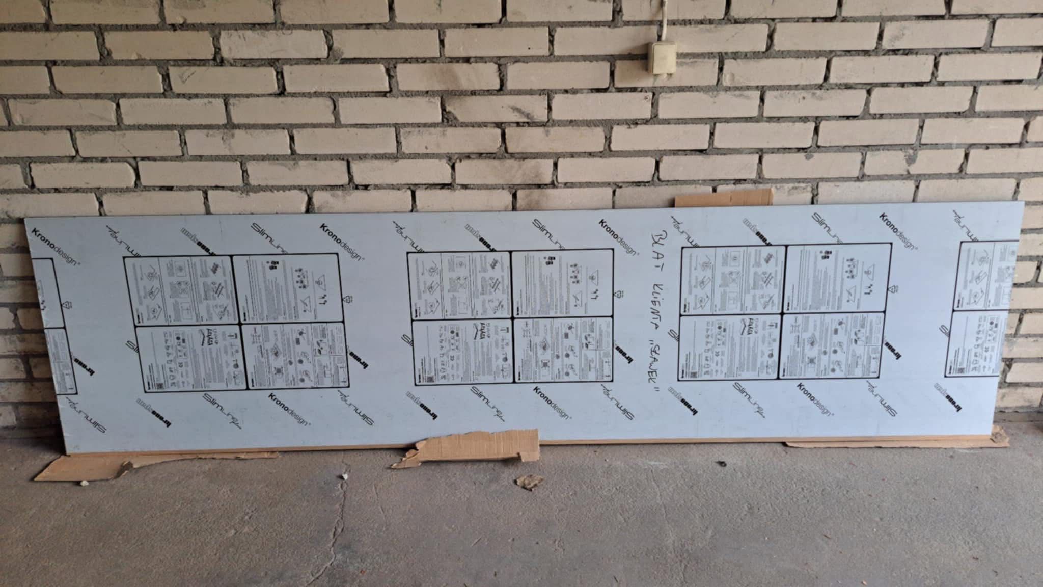 Blat Kronodesign, Slim Line Dąb Miodowy 252x65