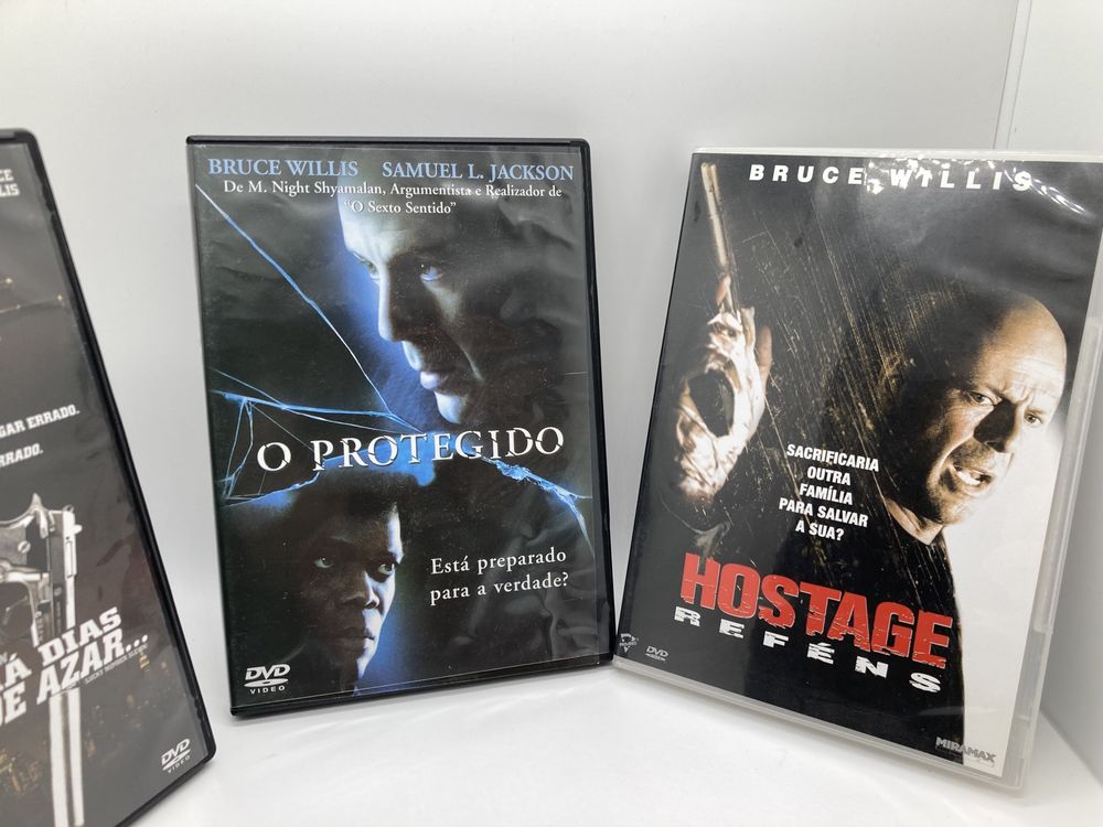 3 Dvds com Bruce Willis