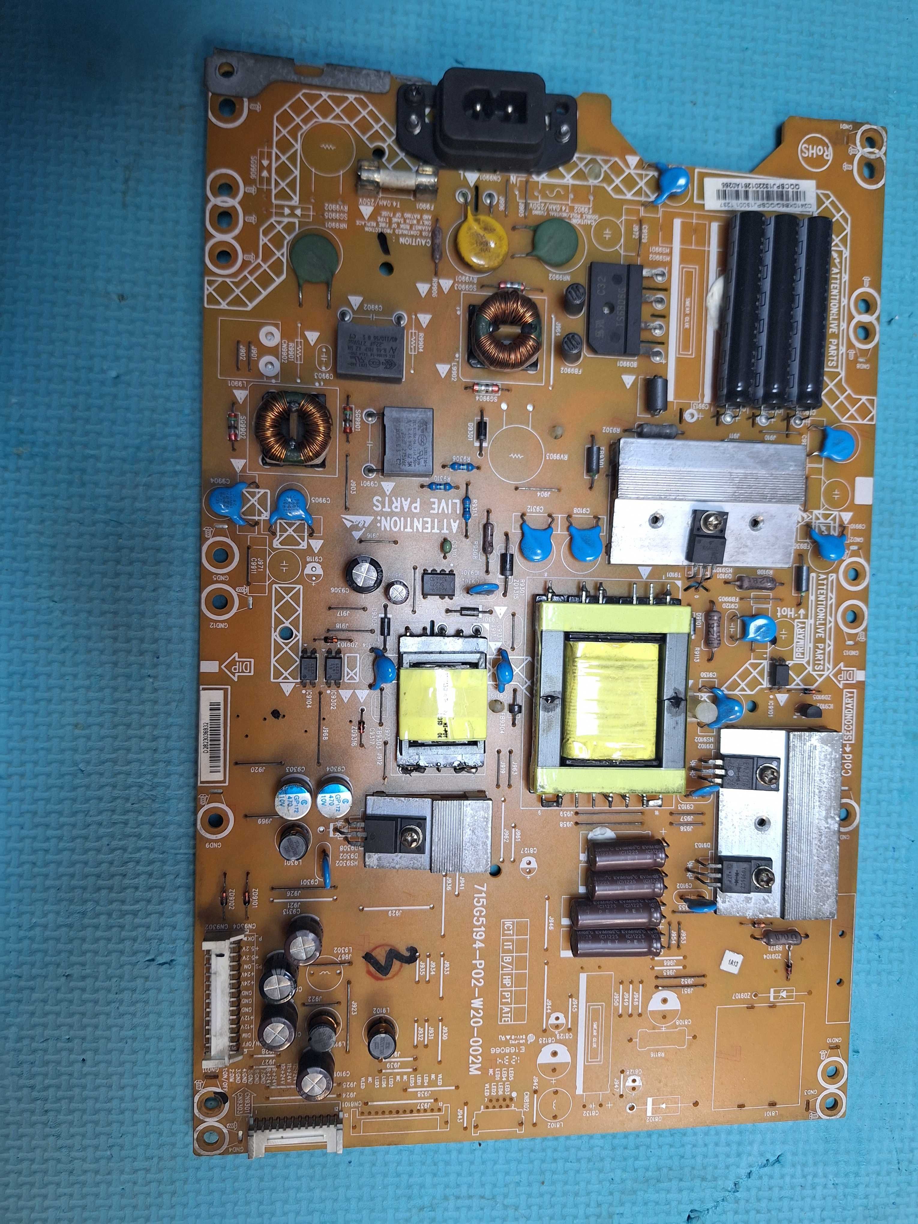 Блок живлення philips 32pfl3107h/12, 715g5194-p02-w20-002m.