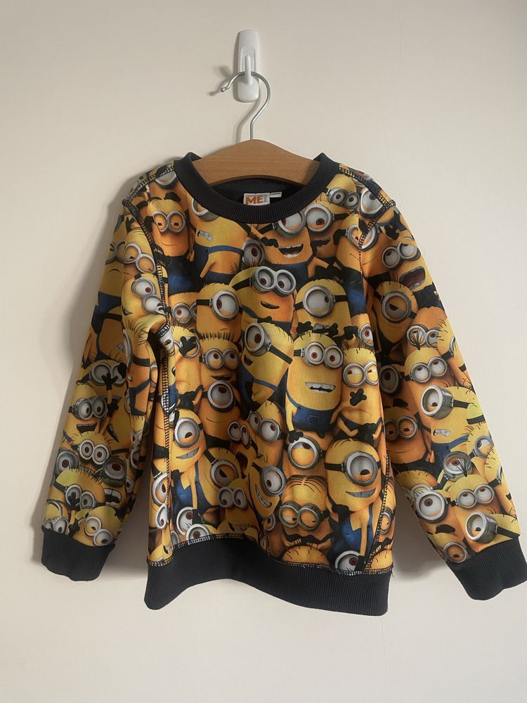 Bluza chlopięca MINIONKI rozmiar 110 jak nowa