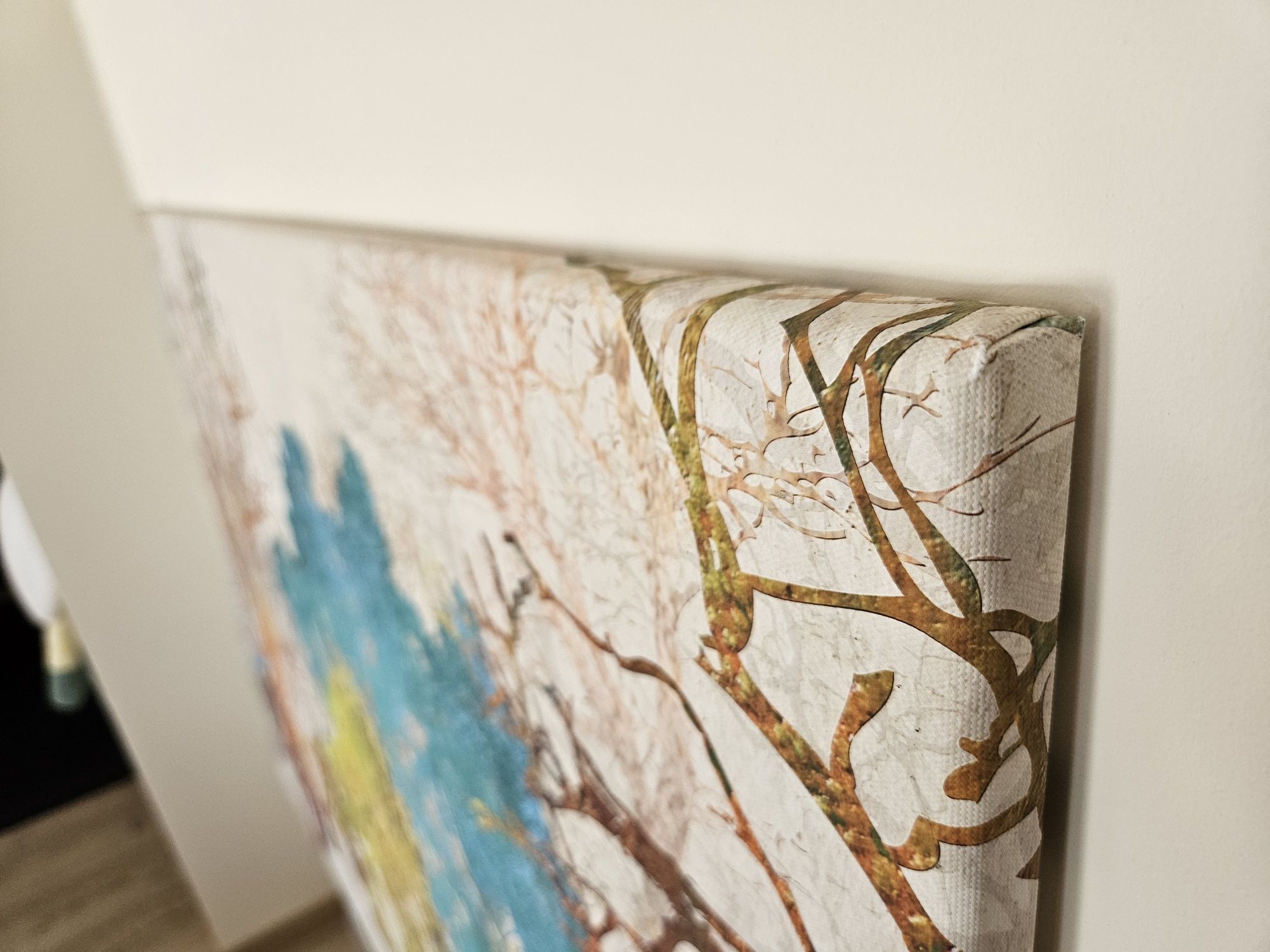 Obraz na płótnie 120x80 kolorowe drzewa