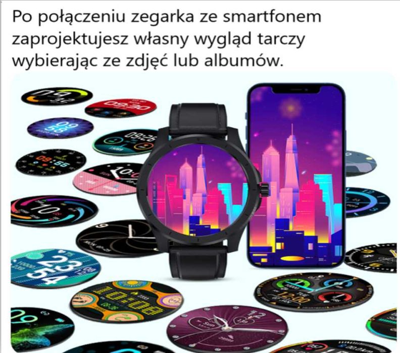 SMARTWATCH MĘSKI do Samsung Iphone  Huawei Xiaomi