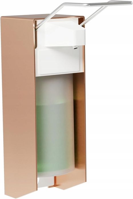 Ręczny Dozownik Do Mydła Plynu Dezynfekującego Na ścianę zloty 500 ml