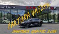 Audi Q3 Sportback FV 23% / S-LINE / QUATTRO / MATRIX / VIRTUAL / Alufelgi 19 / Acc